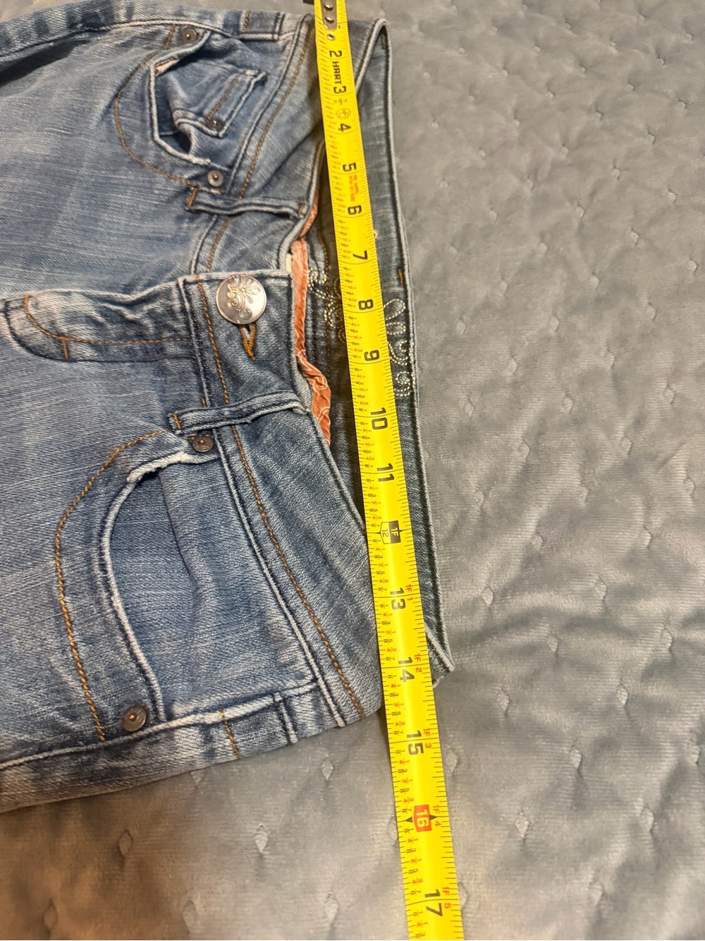 refuge bootcut Light Blue Jeans 7R #48 - Picture 11 of 13